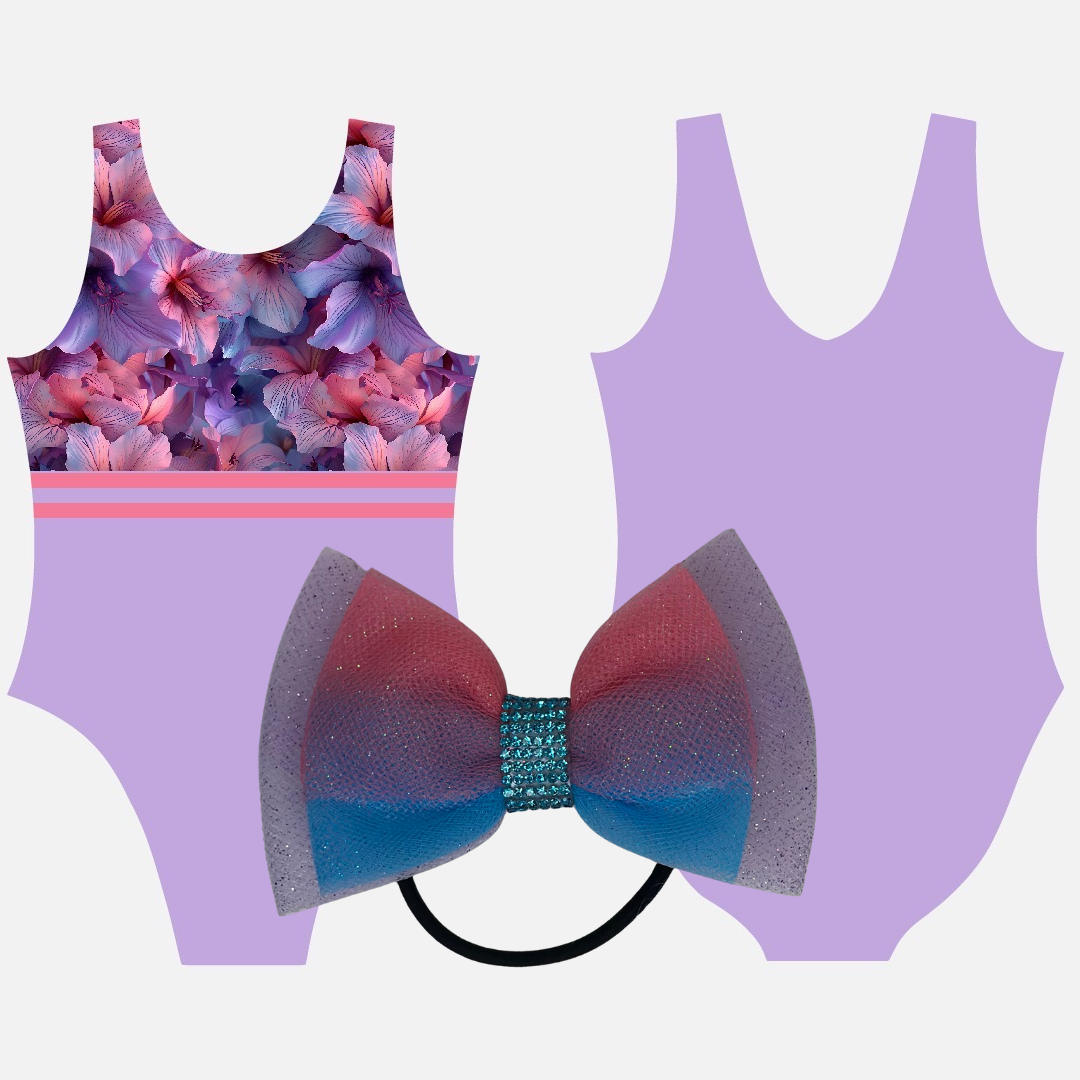 G&G Lilac Hibiscus Ombre’ Double