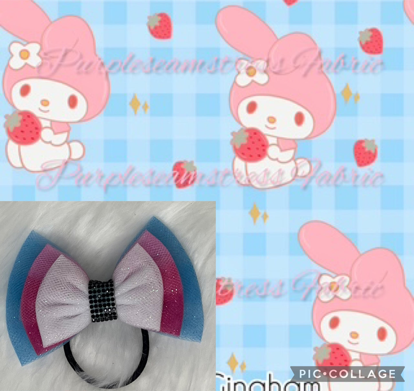 Aubrey’s Ombre’ Gingham Triple