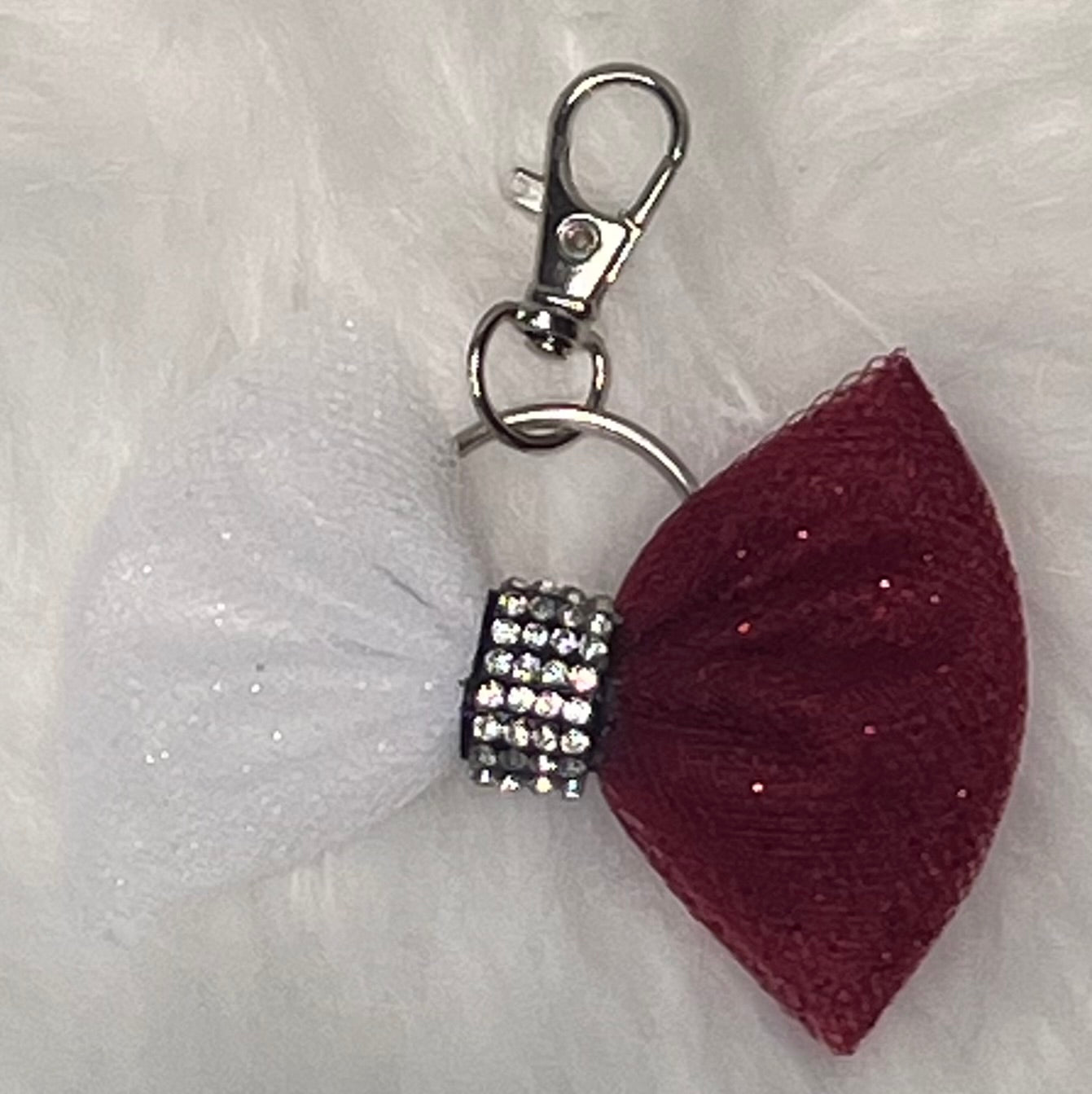 Crimson Mini Bag Tag