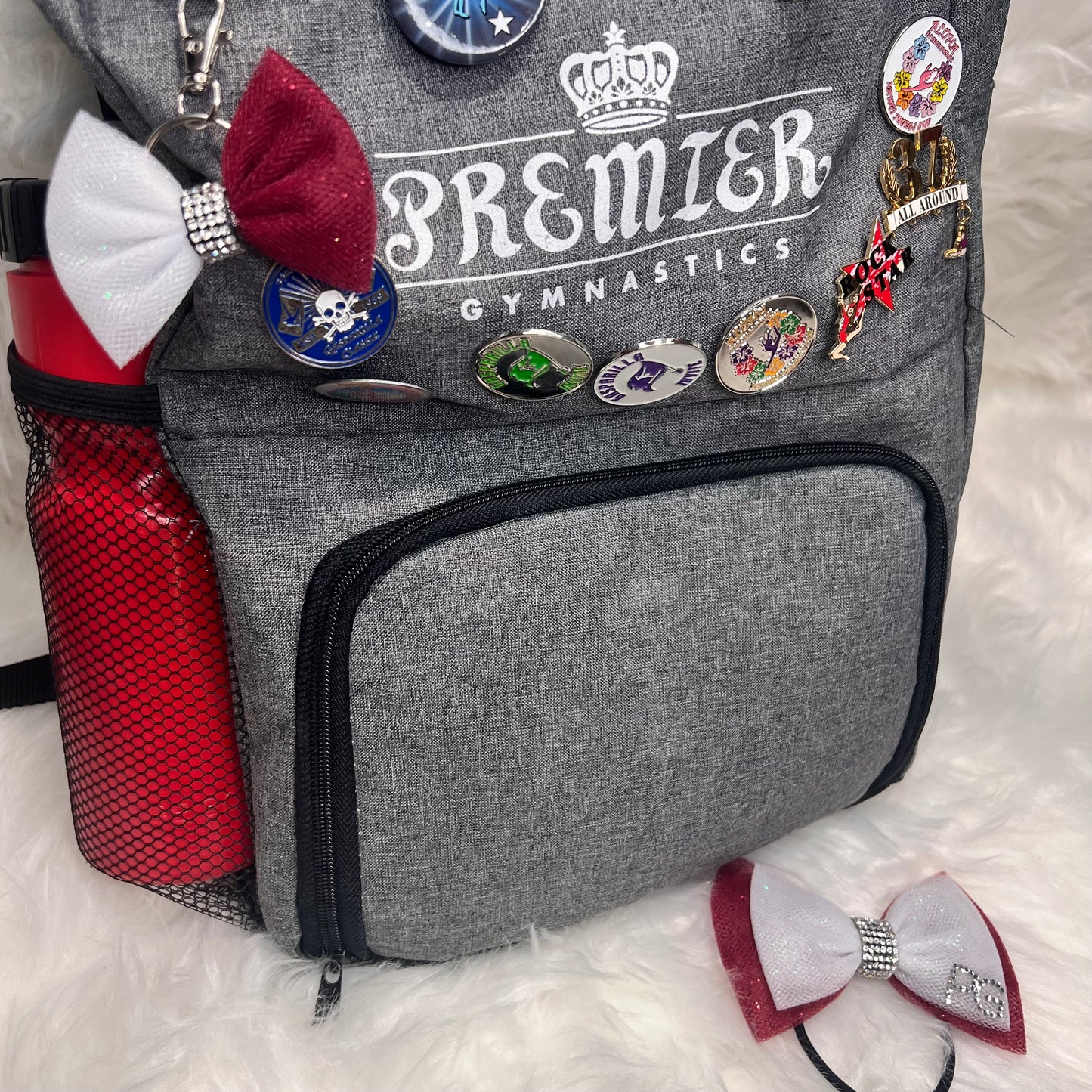 Crimson Mini Bag Tag